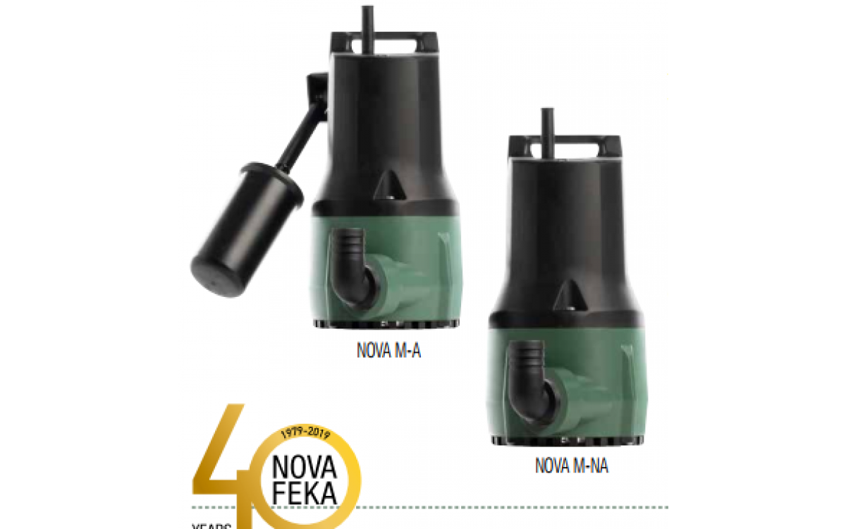 Bơm chìm NOVA - dòng bơm chìm với thiết kế sử dụng một cách cơ động